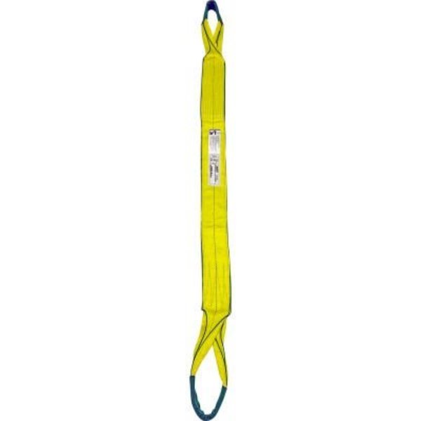 Mazzella Lift America 4' Poly Web Sling Eye & Eye, 9200/11500/23000 Lbs Cap S152043